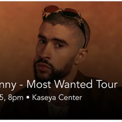 Bad Bunny Most Wanted Tour - 4 Tickets