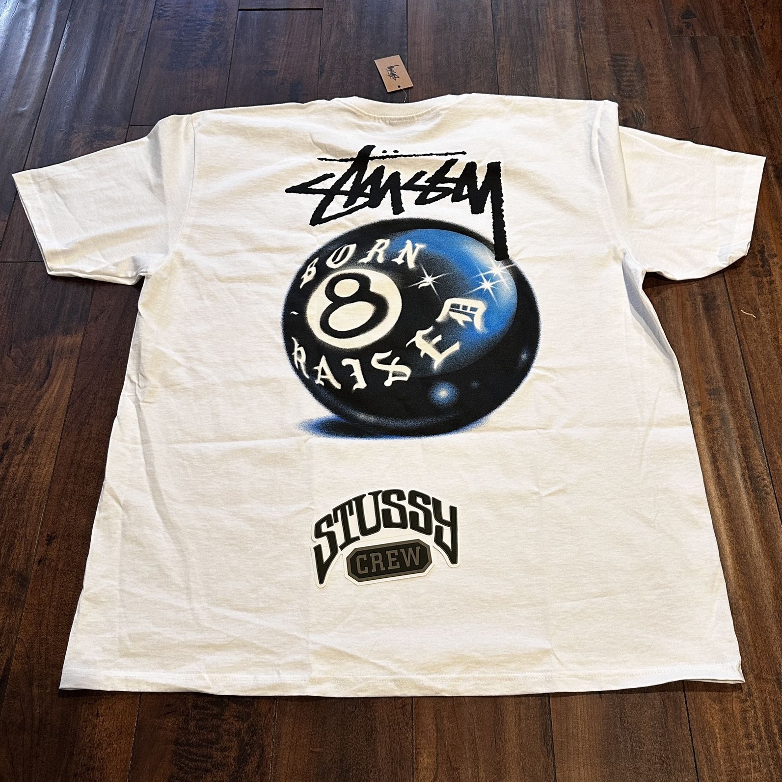 XLサイズ STÜSSY \u0026 BORN X RAISED 8 BALL TEE