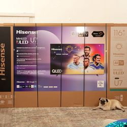 116” Hisense U75QG - Excellent Condition
