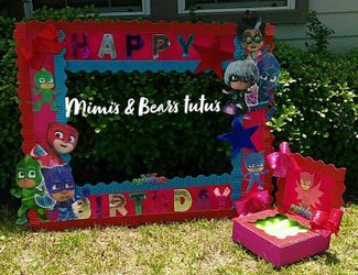 PJ masks selfie frame