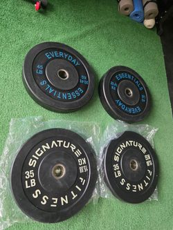 Weight plates bumper gym equipment