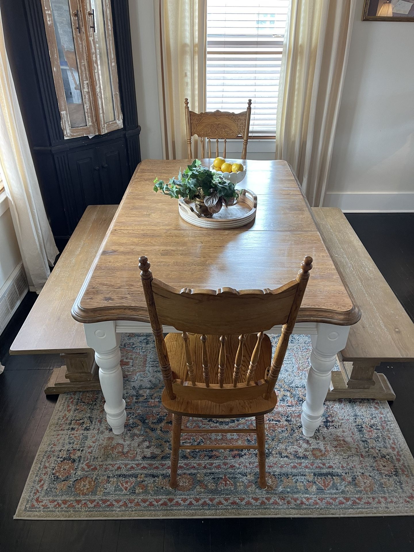 Solid Oak Kitchen Dining Table Only