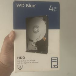 New WD Blue 3.5" 4TB Desktop Internal Hard Drive