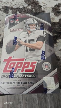 Topps flagship football hobby box