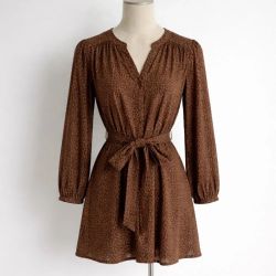 GAP Leopard Print Dress - Large
