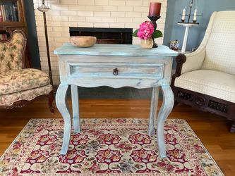 Rustic Corona Style Mexican Pine Entry Table / Small Desk / Vanity