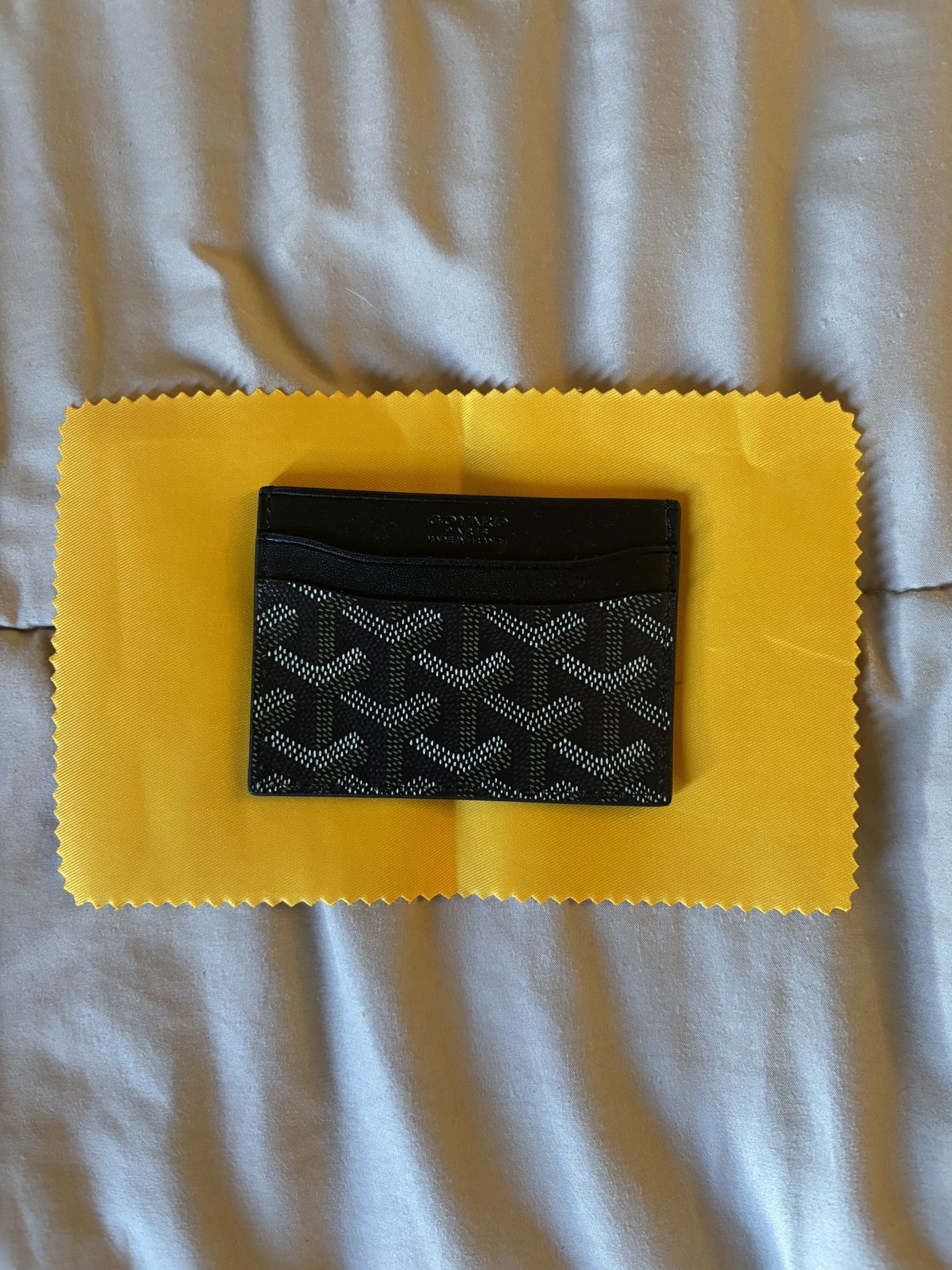 Saint-Sulpice/Goyard Card Holder Wallet Black