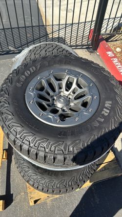 Set or 4 RAM TRX Wheels and tires Wrangler Goodyear 325-65-18
