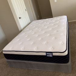 QUEEN REVIVE MATTRESS AND FREE BOX SPRING 