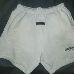 White Essentials Shorts