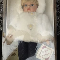 Collectors Choice Genuine Fine Bisque Porcelain Limited Edition Doll