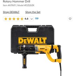 DEWALT 8.5 -Amp 1-1/8-in SDS-plus Variable Speed Rotary Hammer Drill