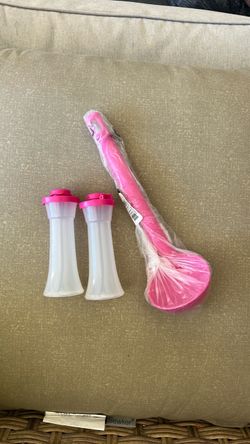 Tupperware Salt shakers and kitchen utensil