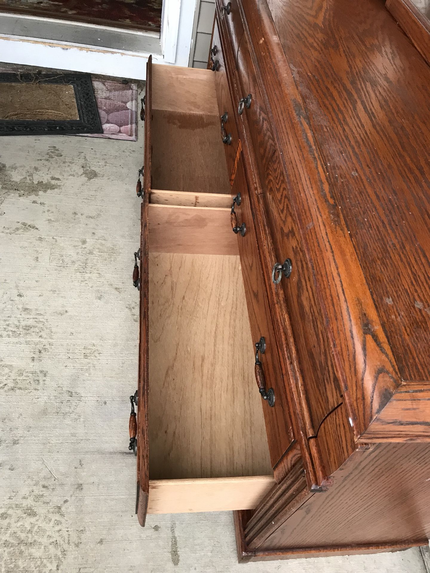 PRICE IS FIRM... Blackhawk Furniture 7 Drawer Dresser with Mirror for