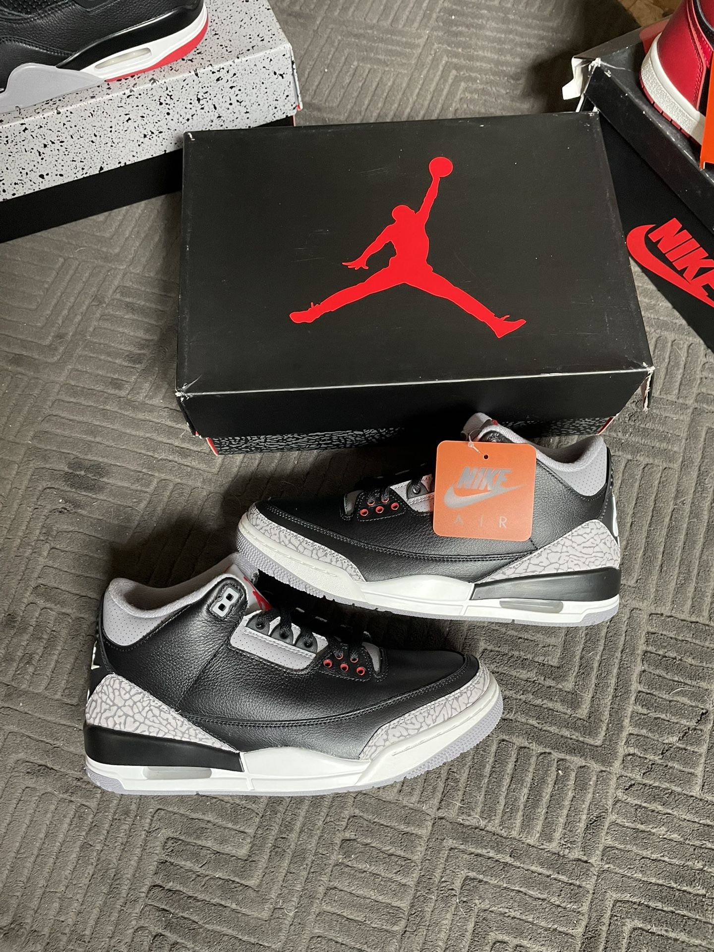Black Cement 3s (New Release)