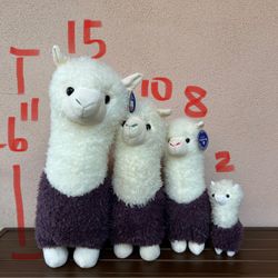Llama & Goat Plushies 
