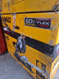 DEWALT 60V FlexVolt Brushless Miter Saw tool only new