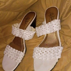 Lifestride vintage women's size 10 sandals one and a half inch wedge