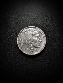 Buffalo Nickel Liberty Coin Fine silver