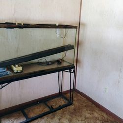 Fish Tank With Cast Iron Stand