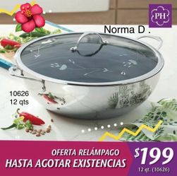 Cacerola de 12 qts antiadherente nueva en su caja 🌺 princess house 🌺