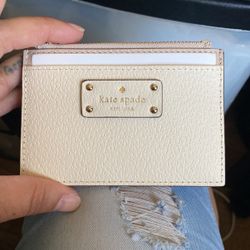 Kate Spade Leather Card Wallet And Coin Purse