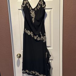 Beautiful Black/Gold Dress $80 Obo 