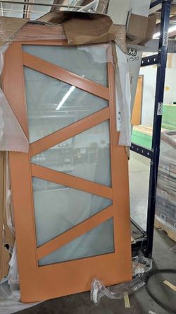 Modern exterior doors with Glass Panels