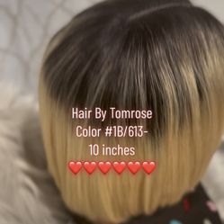 Human Hair T-shaped Lace Wig