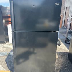 Whirlpool Black Refrigerator / Delivery Available 