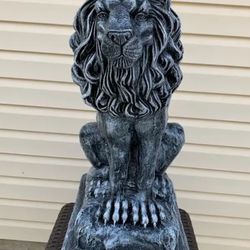 3 Foot Tall, Sitting Lion 