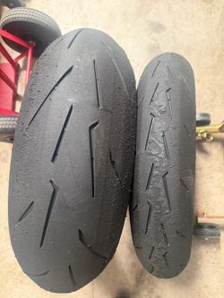 Motorcycle tires (set)