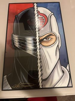 Snake Eyes/Storm Shadow 11x17 Print Signed