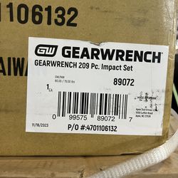 GEARWRENCH 209 Pc. Impact Set