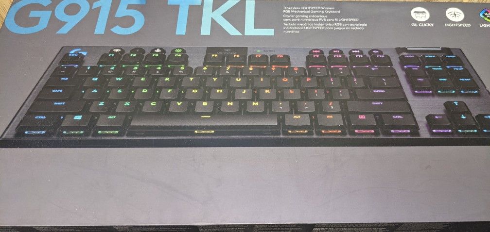 Logitech G915 TKL
Tenkeyless LIGHTSPEE..