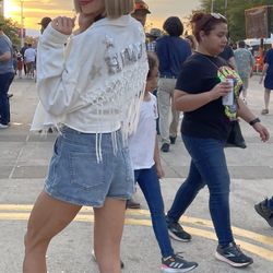 Howdy Fringe White Jacket 