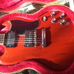 Gibson USA 2019 61 SG Reissue W/Case And Paperwork Great Condition 
