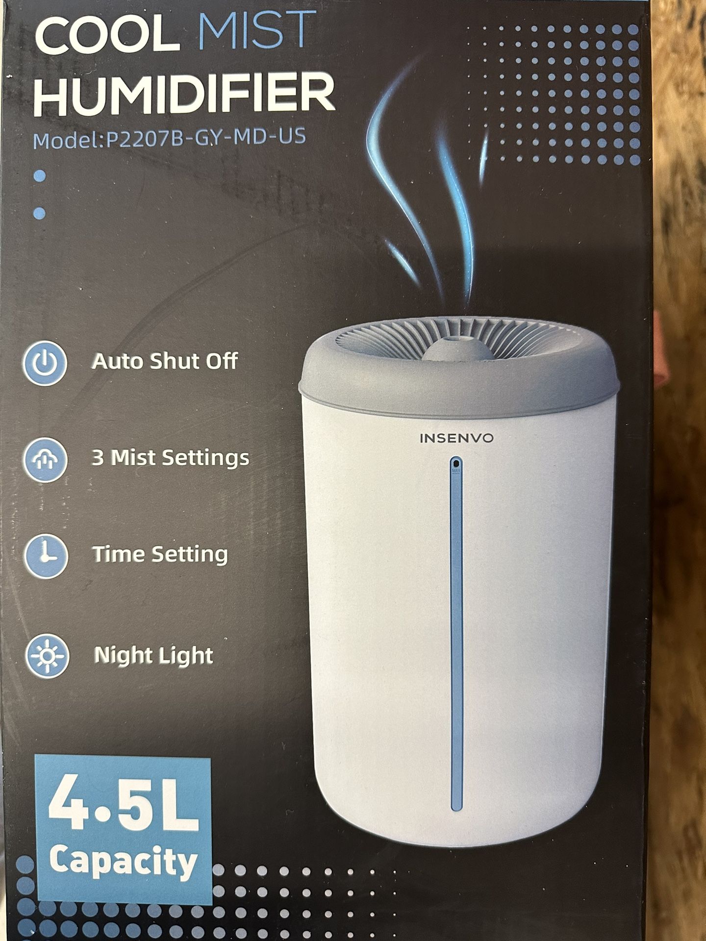 Brand New Insenvo Cool Most Humidifier 