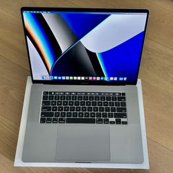 16” MacBook Pro Touch Bar 512GB SSD 2.6GHz 6-Core i7 Turbo 4.6GHz CPU 16GB RAM 2020 Retina Display High Performance Model 
