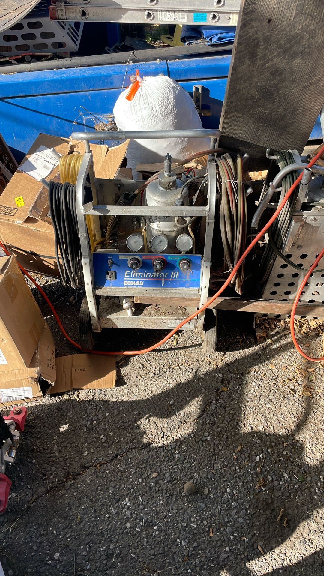 Pest control equipment.