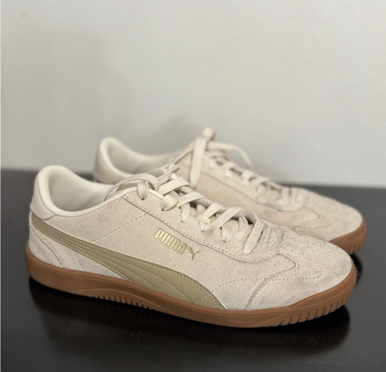 Puma Tan And Gold Women’s Sneakers