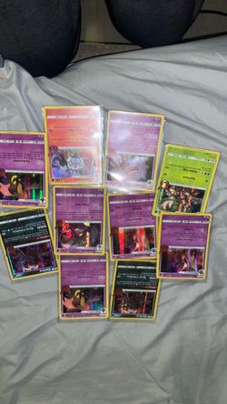 Pokémon cards (description)
