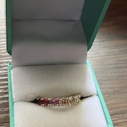 Rainbow Sapphire Ring 