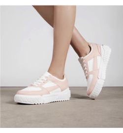 Raid London pink and white sneakers 5.5