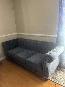 WayFair 3 Seater Tufted Velvet Couch
