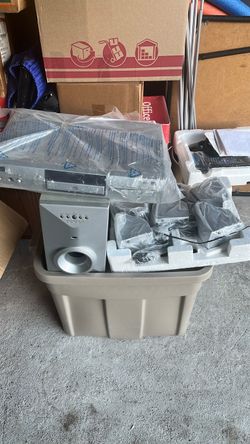 Home Theater System with DVD Player and Speakers