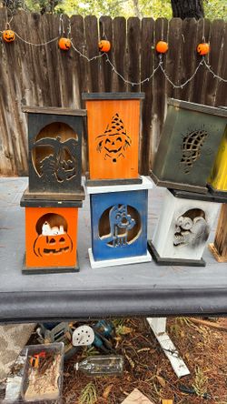 Halloween Decorations Make With Real Wood