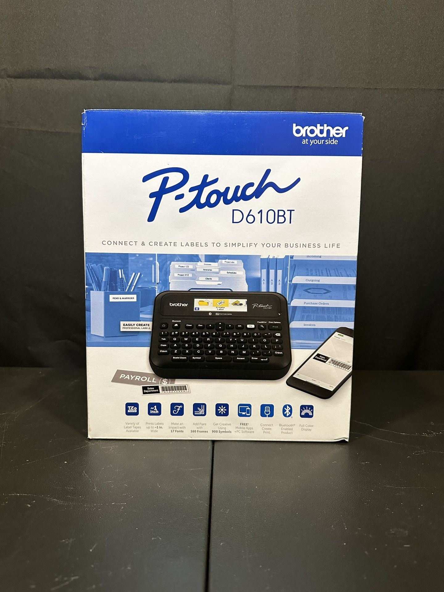 Brother P-touch PT- D610BT Business Professional Connected Label Maker