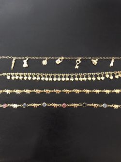 Gold filled ankles Anklet （$12 each）