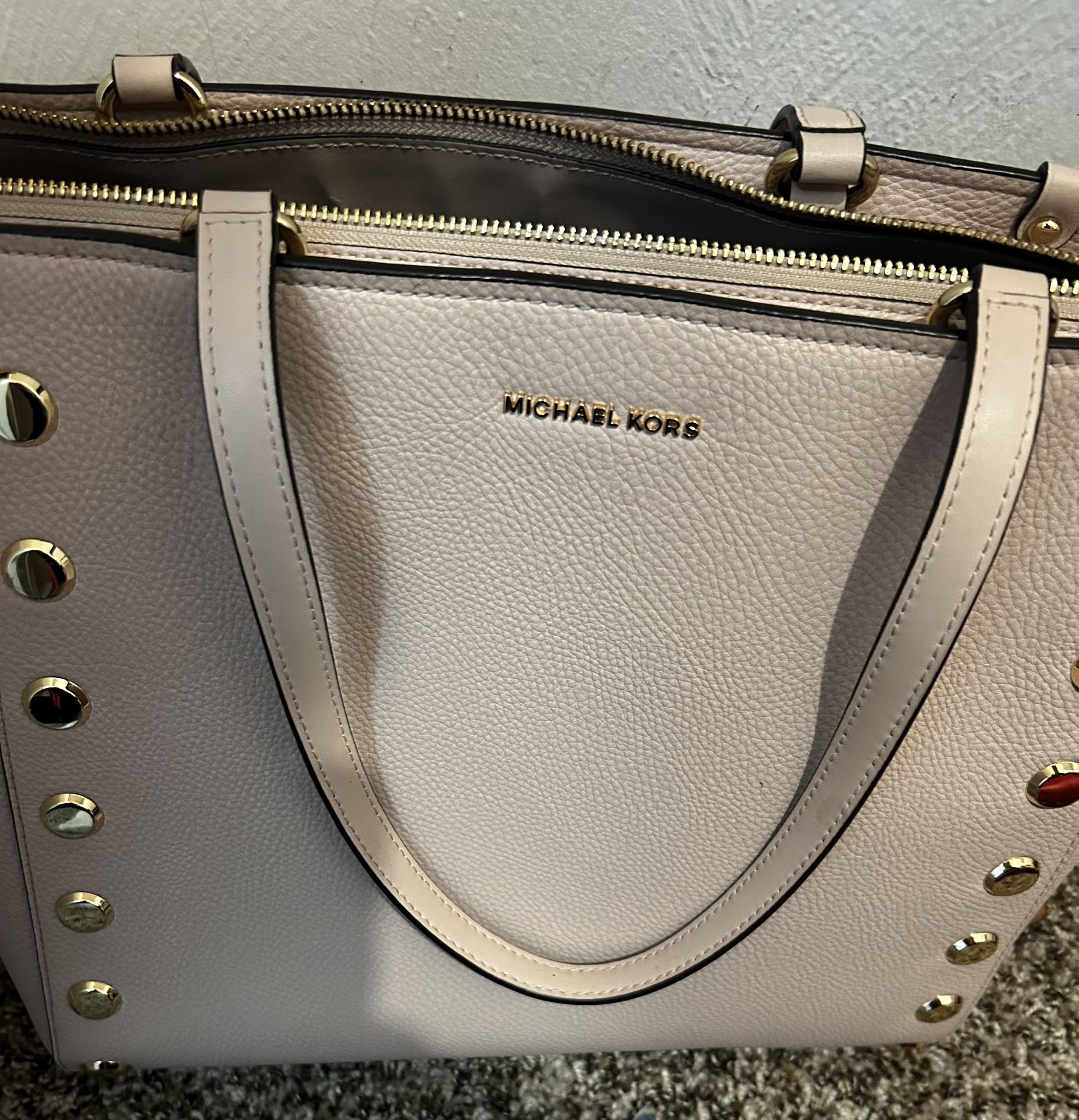 Michael Kors Holly Soft Pink Tote 